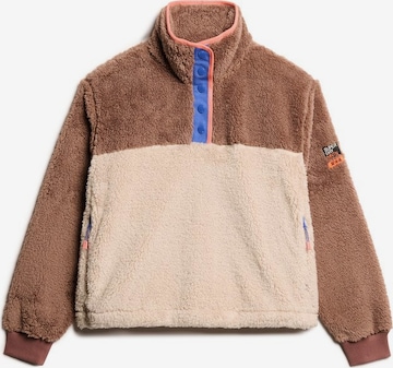 Pull-over Superdry en marron : devant