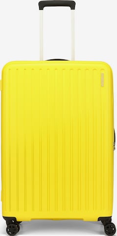 Trolley 'Rejoy' di American Tourister in giallo: frontale