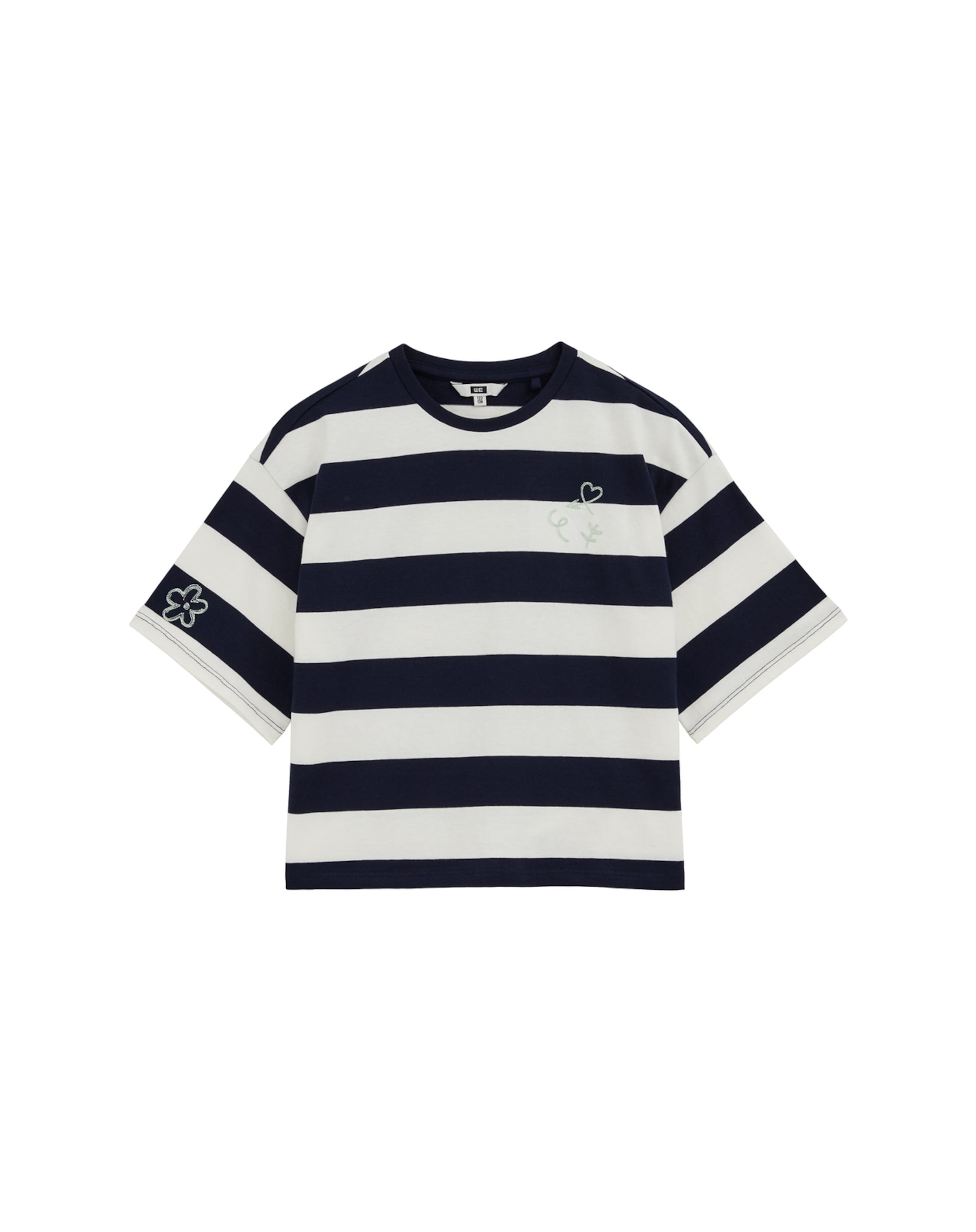 WE Fashion - Camiseta en azul: frente