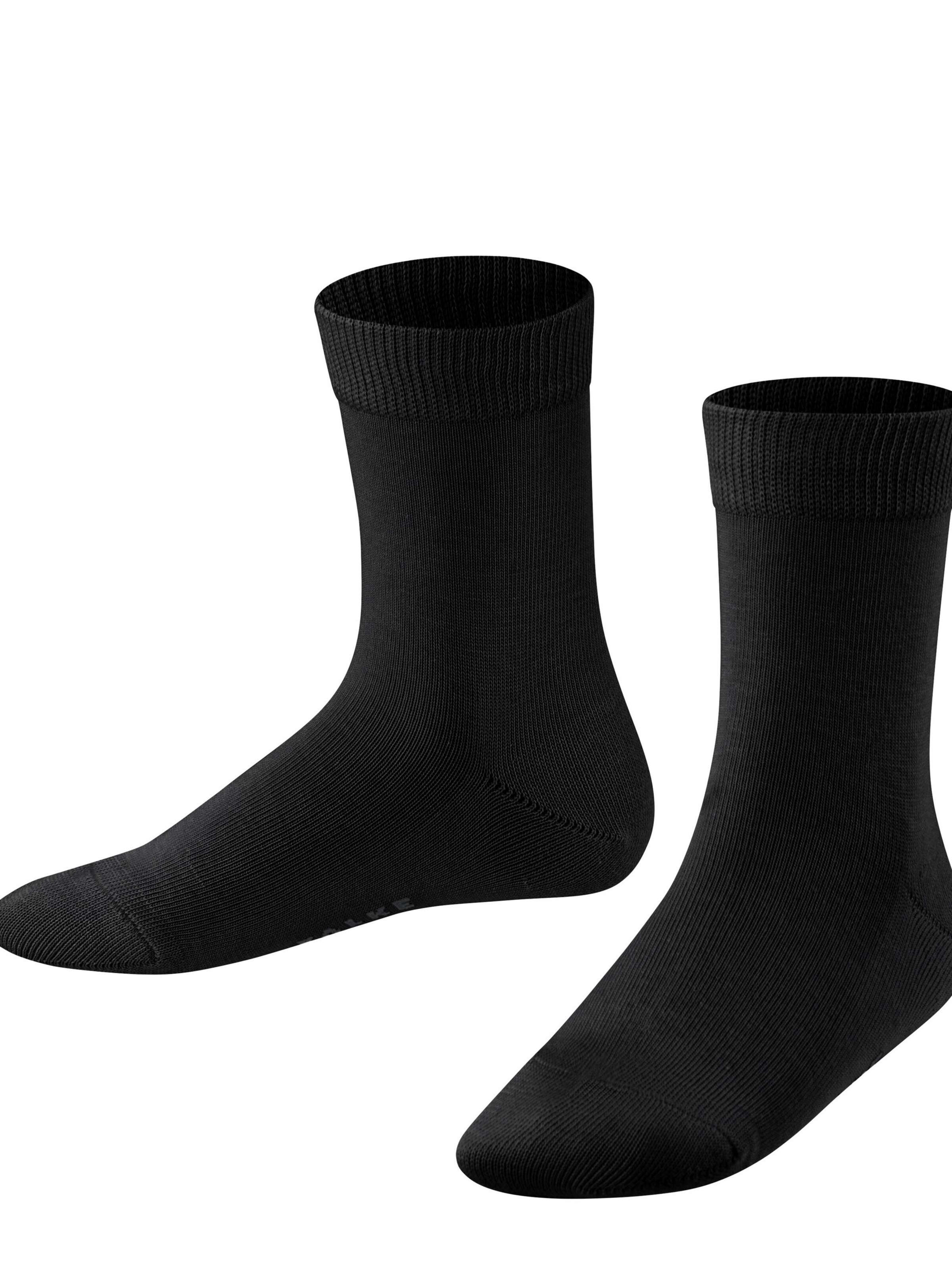FALKE Socks 'Family' in Black: front