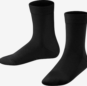 FALKE Socks 'Family' in Black: front
