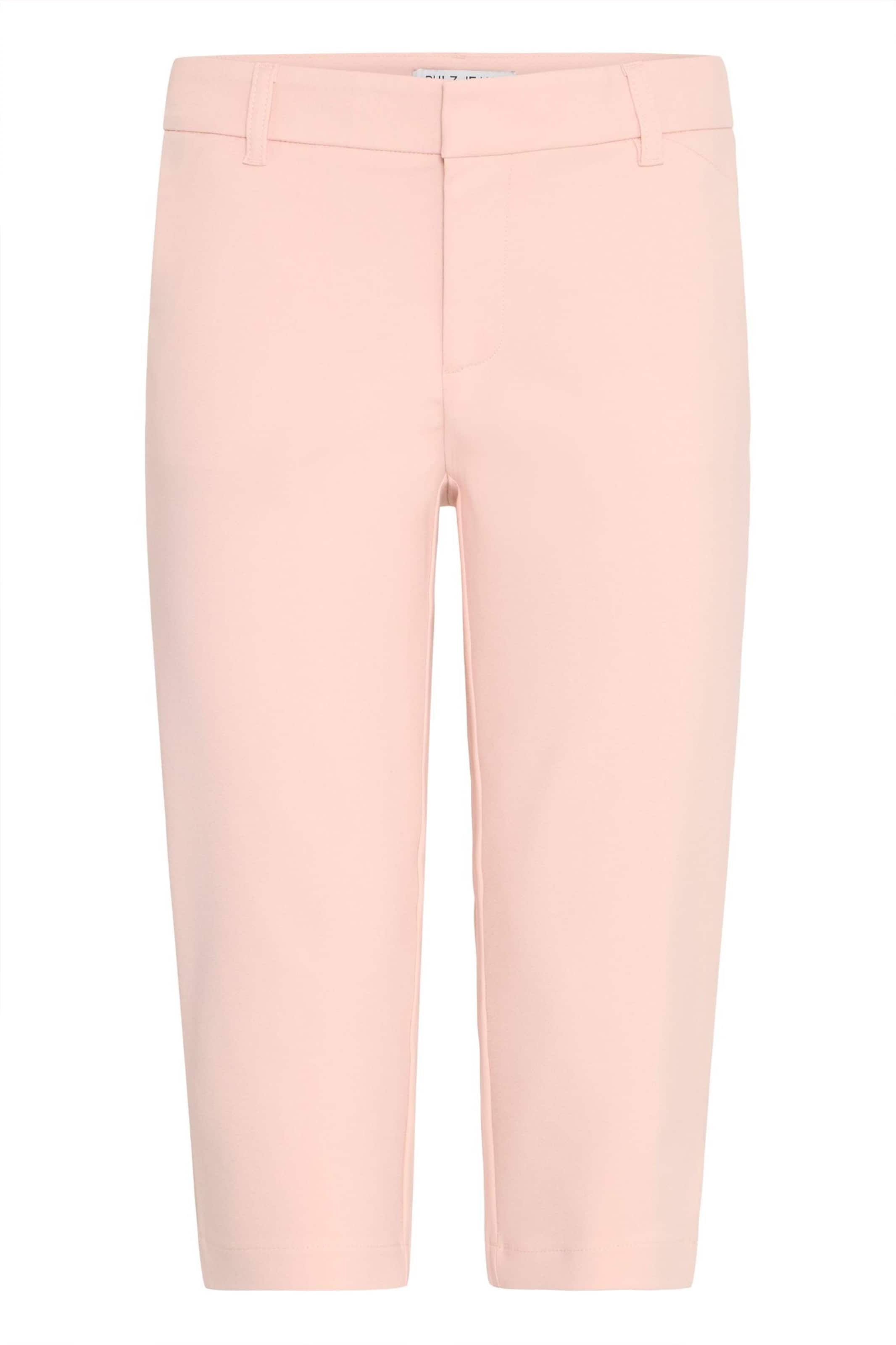 PULZ Jeans regular Lærredsbukser 'Bindy' i pink: forside