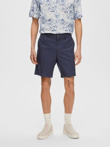 SELECTED HOMME Regular Shorts 'ADAM' in Blau