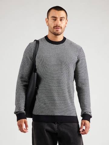 Only & Sons Sweater 'ONSMIGUEL' in Black: front