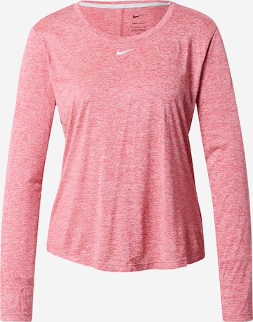 NIKE Functioneel shirt 'One' in Roze: voorkant