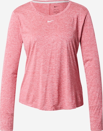 NIKE Performance Shirt 'One' in Pink: front