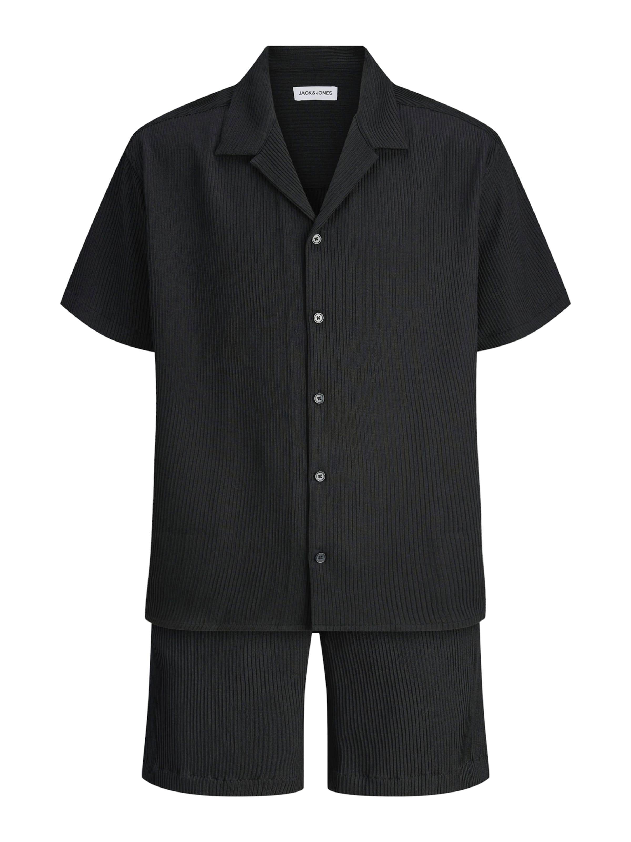 JACK & JONESJogging komplet 'JJEHARRISON' - crna boja: prednji dio