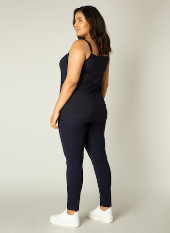 BASE LEVEL CURVY Top 'Alexa' in Blau