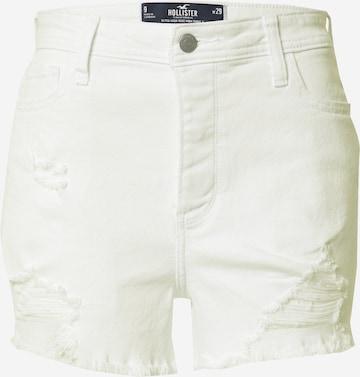 HOLLISTER Regular Jeans i vit: framsida