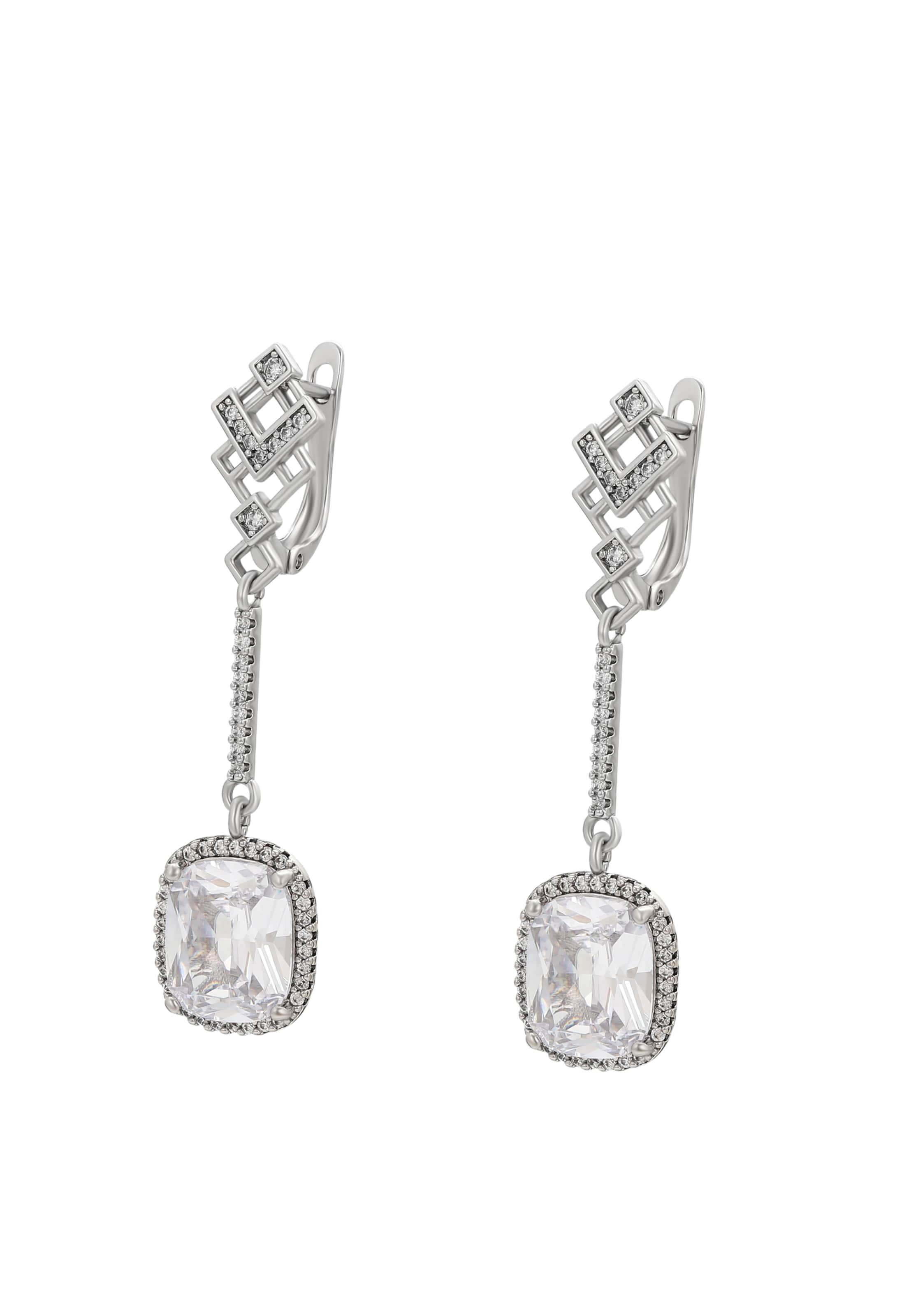 faina - Pendientes en plata: frente