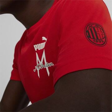 T-Shirt fonctionnel 'AC Milan' PUMA en rouge