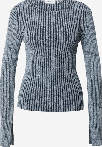 WEEKDAY Pullover 'Lex' i blå: forside