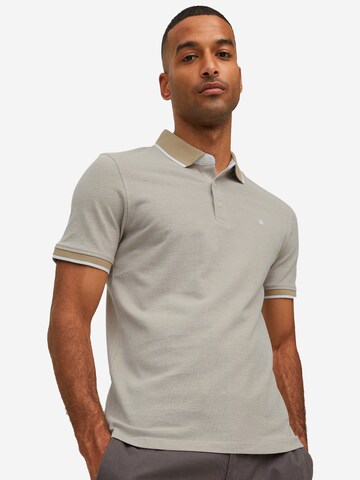 JACK & JONES Shirt 'Paulos - Slim Fit' in Beige