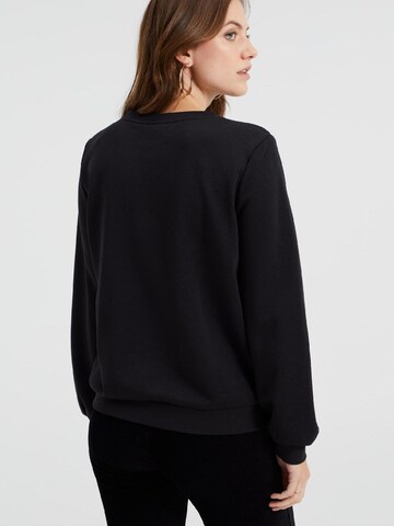 WE Fashion Sweatshirt in Zwart