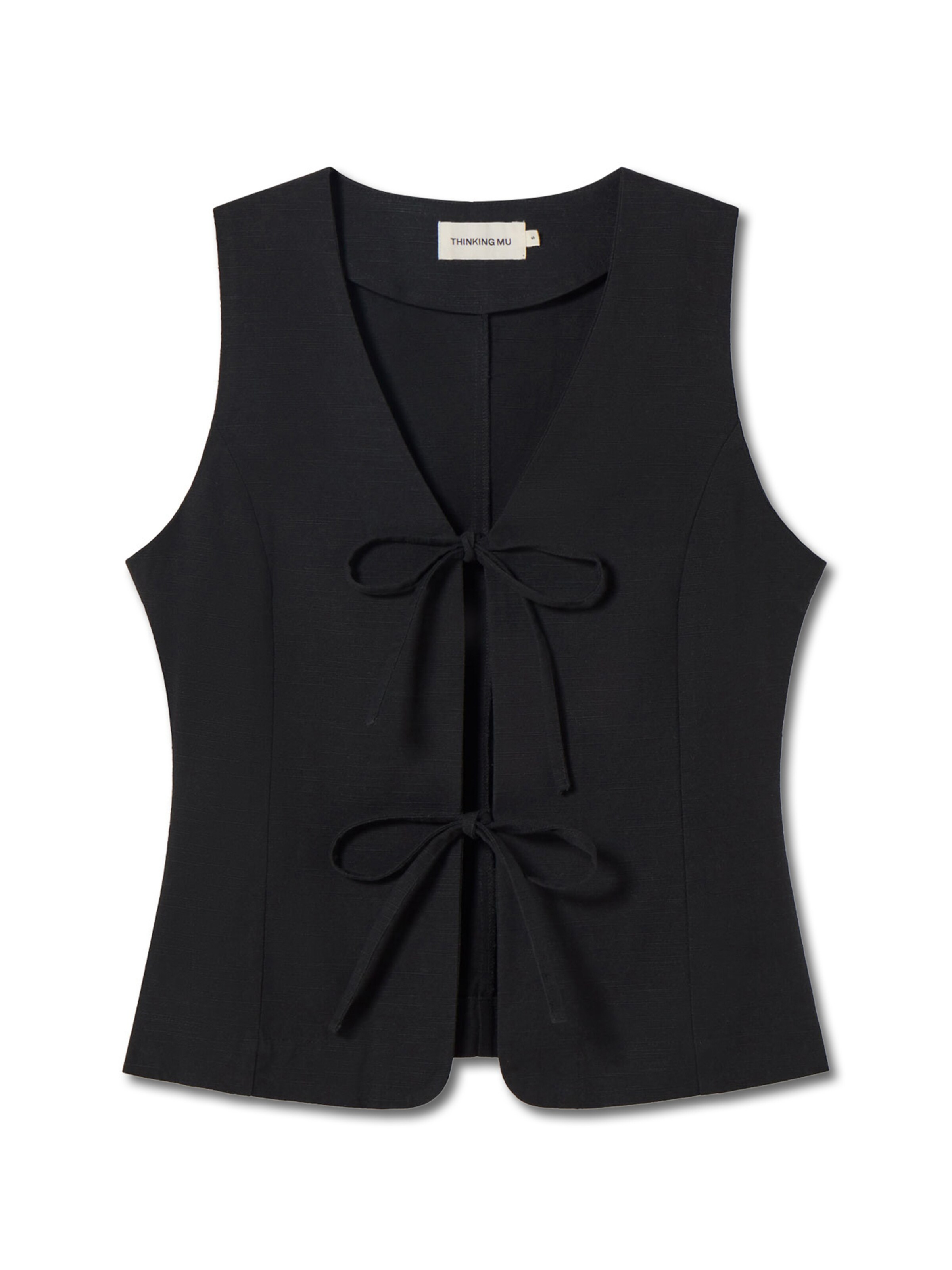 Thinking MU Top ' ELISE ' - Čierna: predná strana