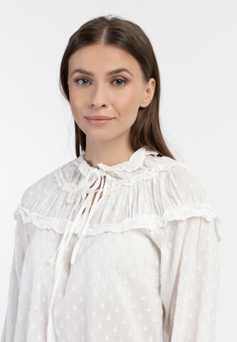 Camicia da donna 'Abrel' di DreiMaster Vintage in bianco