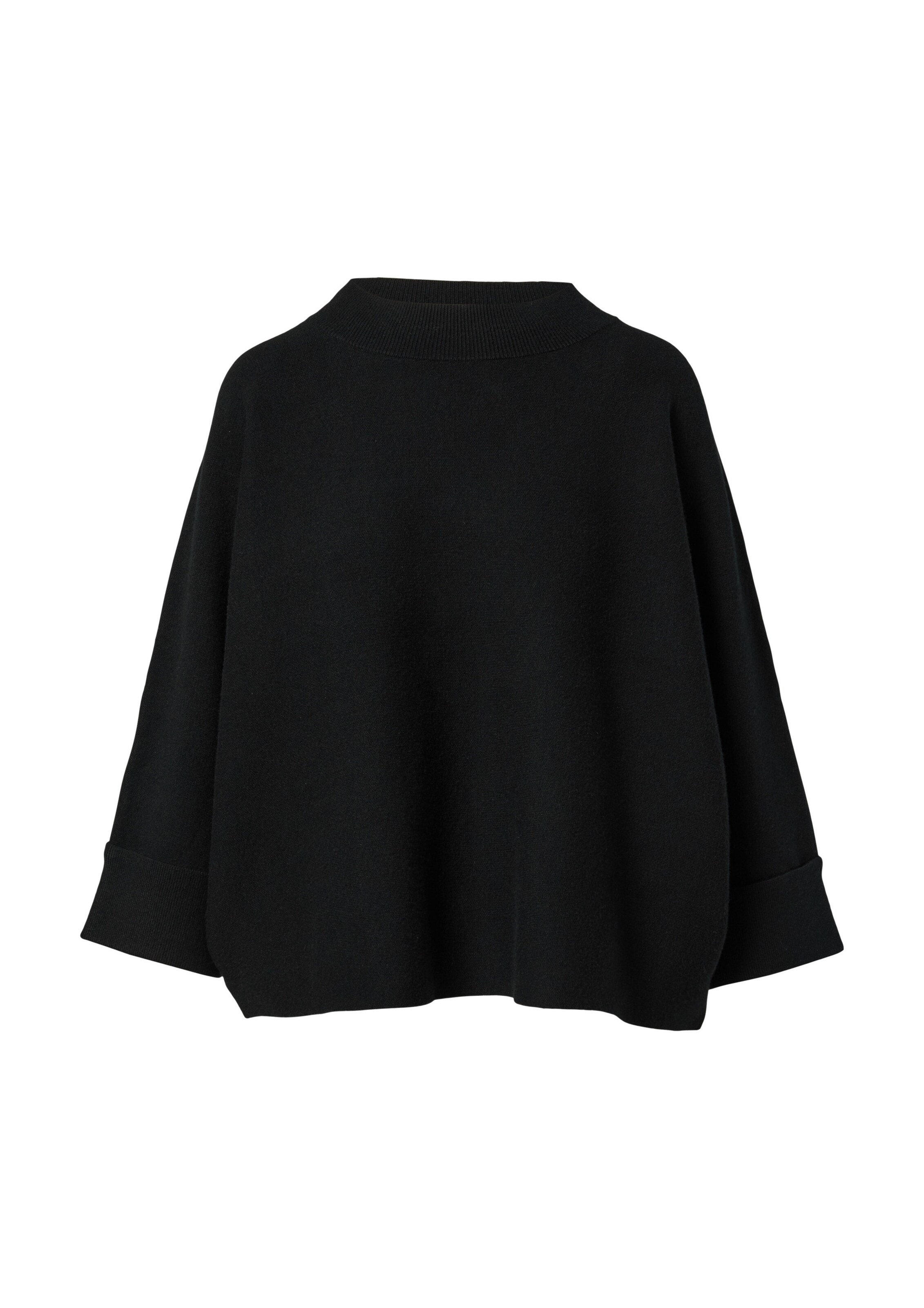 COMMA Cape in Schwarz: Vorderseite