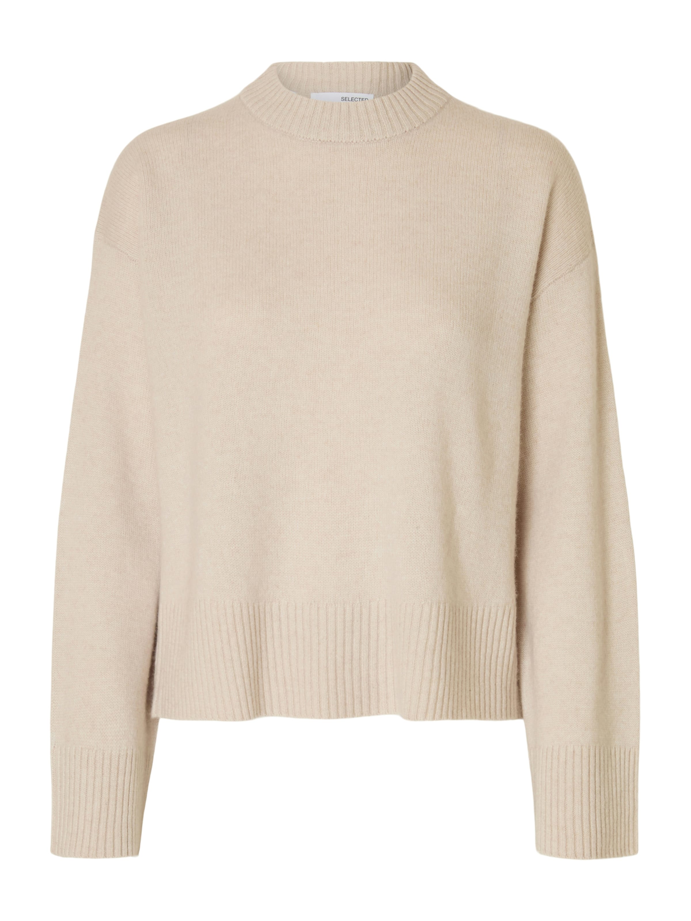 SELECTED - Jersey 'SLFCILLE' en beige: frente