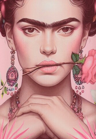 Key Largo Bluse 'GALLERY' in Pink