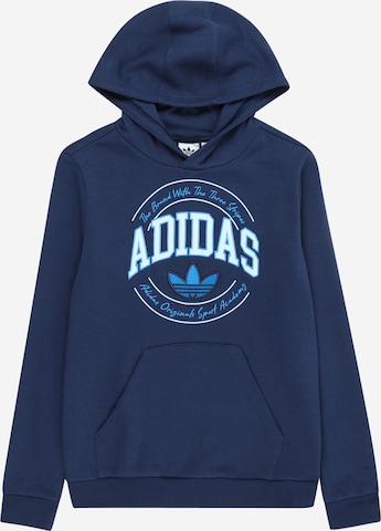 ADIDAS ORIGINALS Sweatshirt in Blau: predná strana