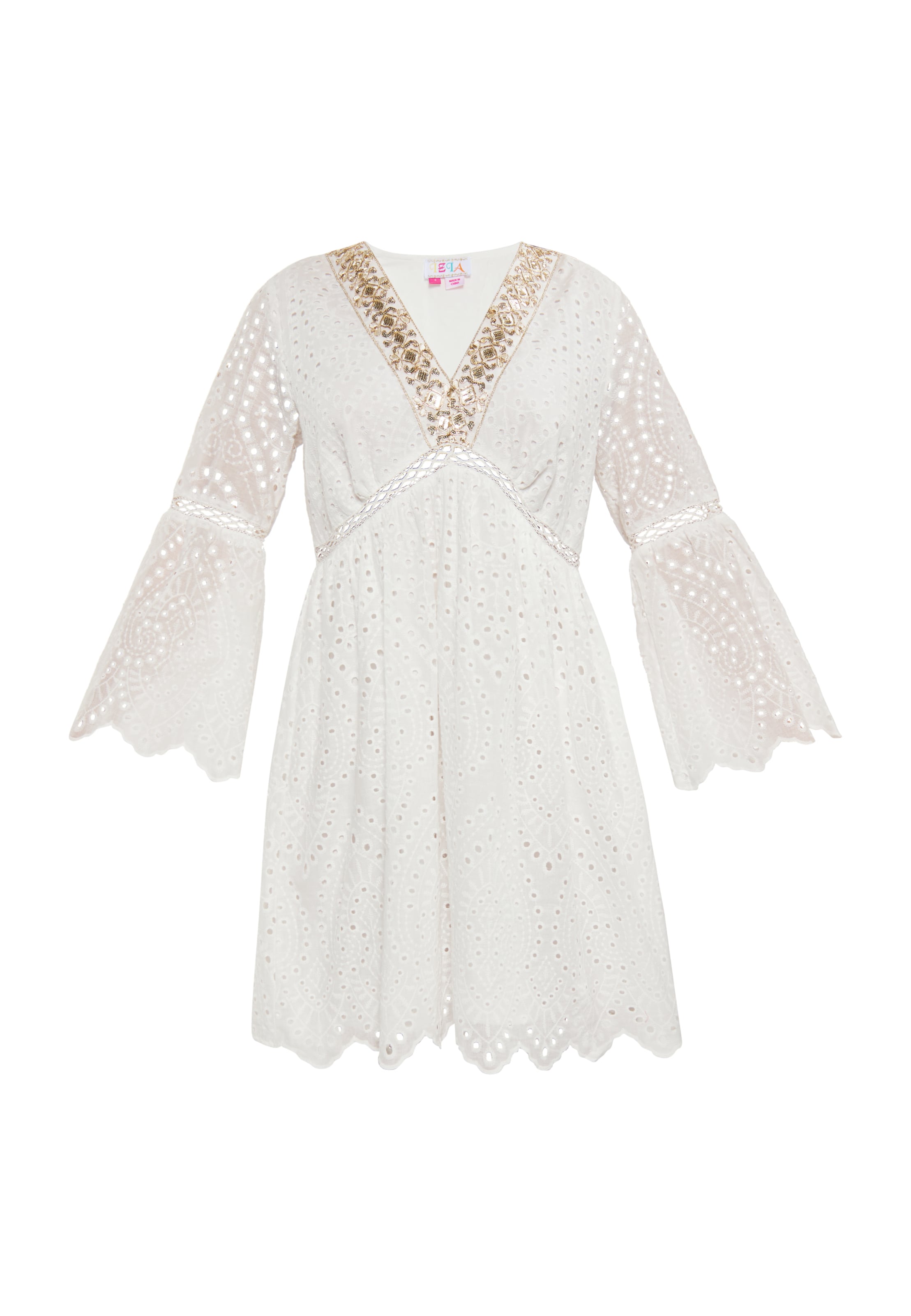 IZIA Suvekleit, värv valge: eest vaates