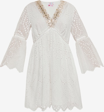 IZIA Summer Dress in White: front