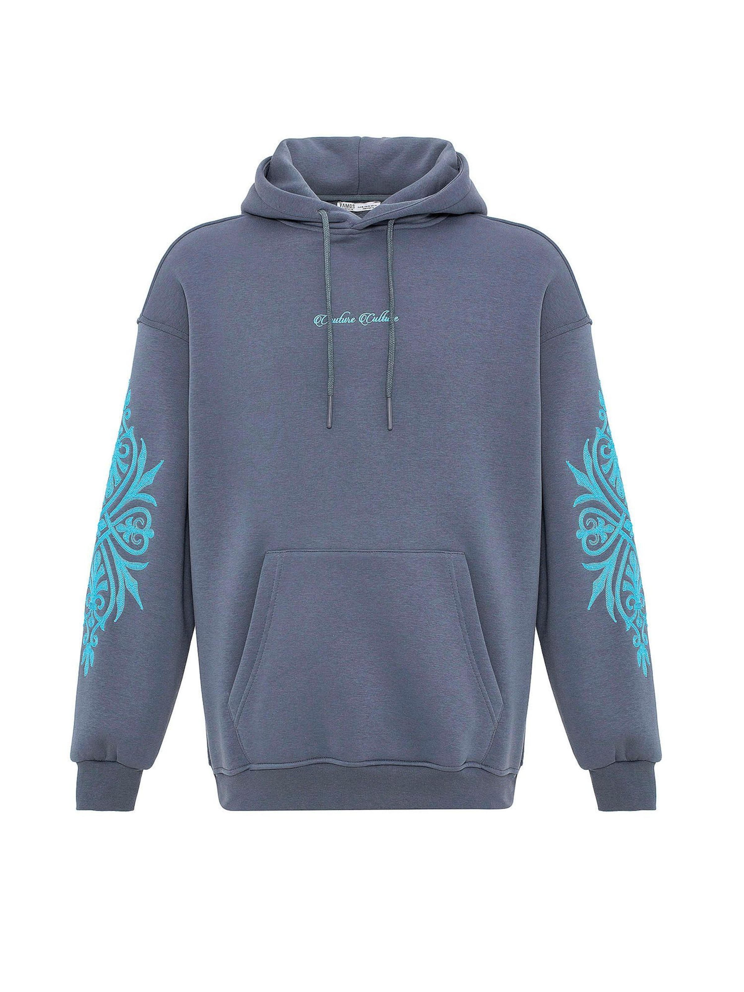 Sweat-shirt Dandalo en bleu : devant