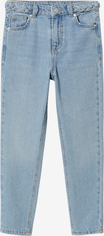 MANGO KIDS Normalny Jeansy w kolorze niebieski: przód
