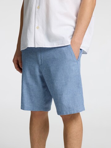 Regular Pantalon chino 'SLHBrody' SELECTED HOMME en bleu