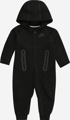 Nike Sportswear Overall 'TECH FLEECE' in Zwart: voorkant