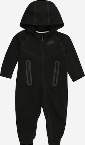 Salopetă 'TECH FLEECE' de la Nike Sportswear pe negru: față