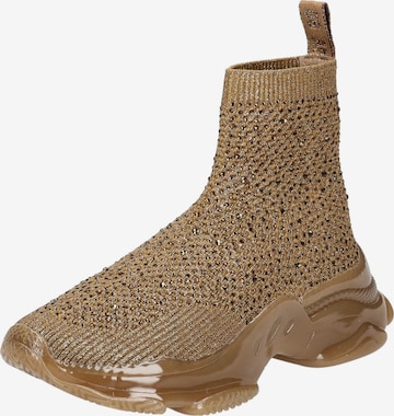 Sneaker alta di STEVE MADDEN in bronzo: frontale