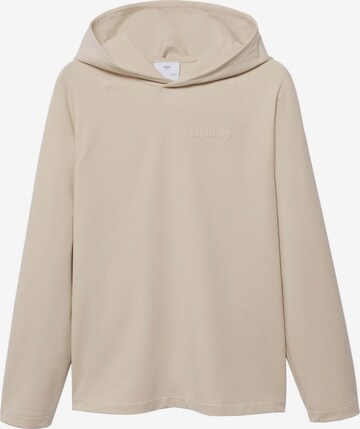 MANGO MAN Sweatshirt 'Harvard' in Beige: voorkant