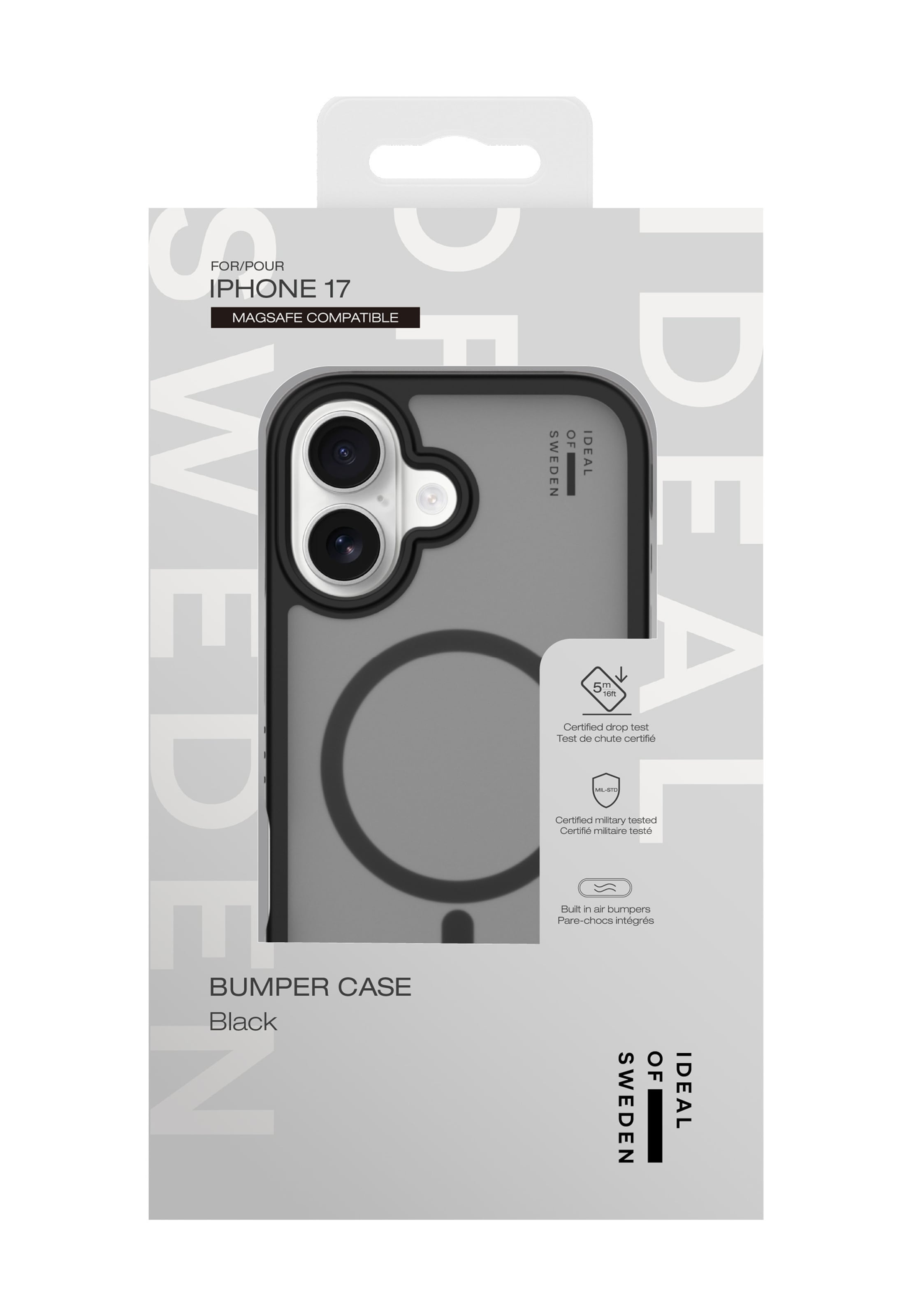 Custodia per smartphone 'iPhone 17' di iDeal of Sweden in nero