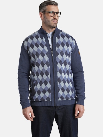 Charles Colby Knit cardigan 'Duke Phil' in Blue: front