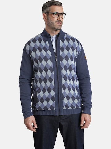 Charles Colby Gebreid vest 'Duke Phil' in Blauw: voorkant