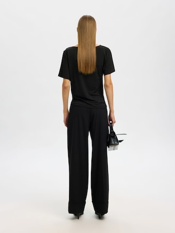 SELECTED - Camiseta en negro