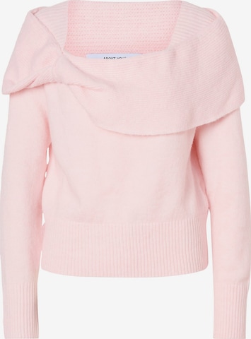 ABOUT YOU Trui 'Malin' in Roze: voorkant