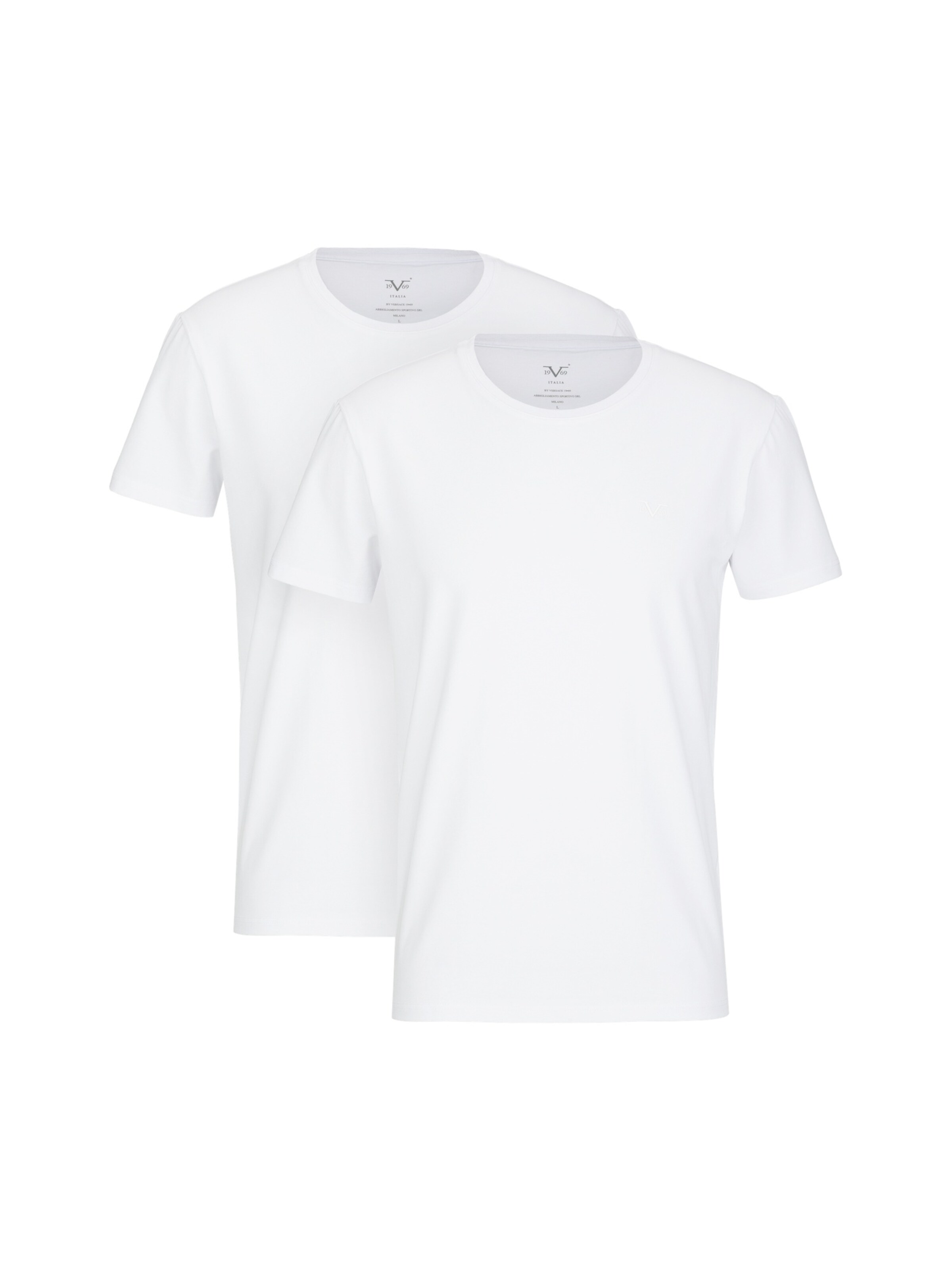 19V69 ITALIA Shirt in White: front