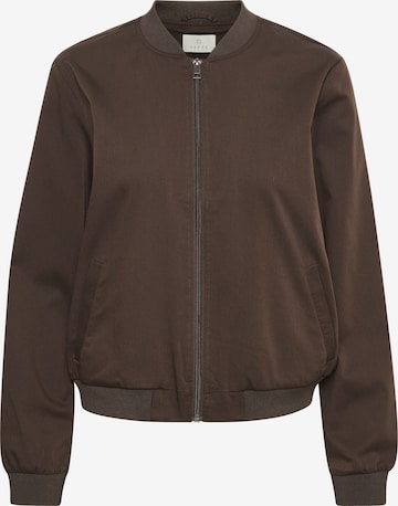 Kaffe Between-Season Jacket 'Lea' in Brown: front