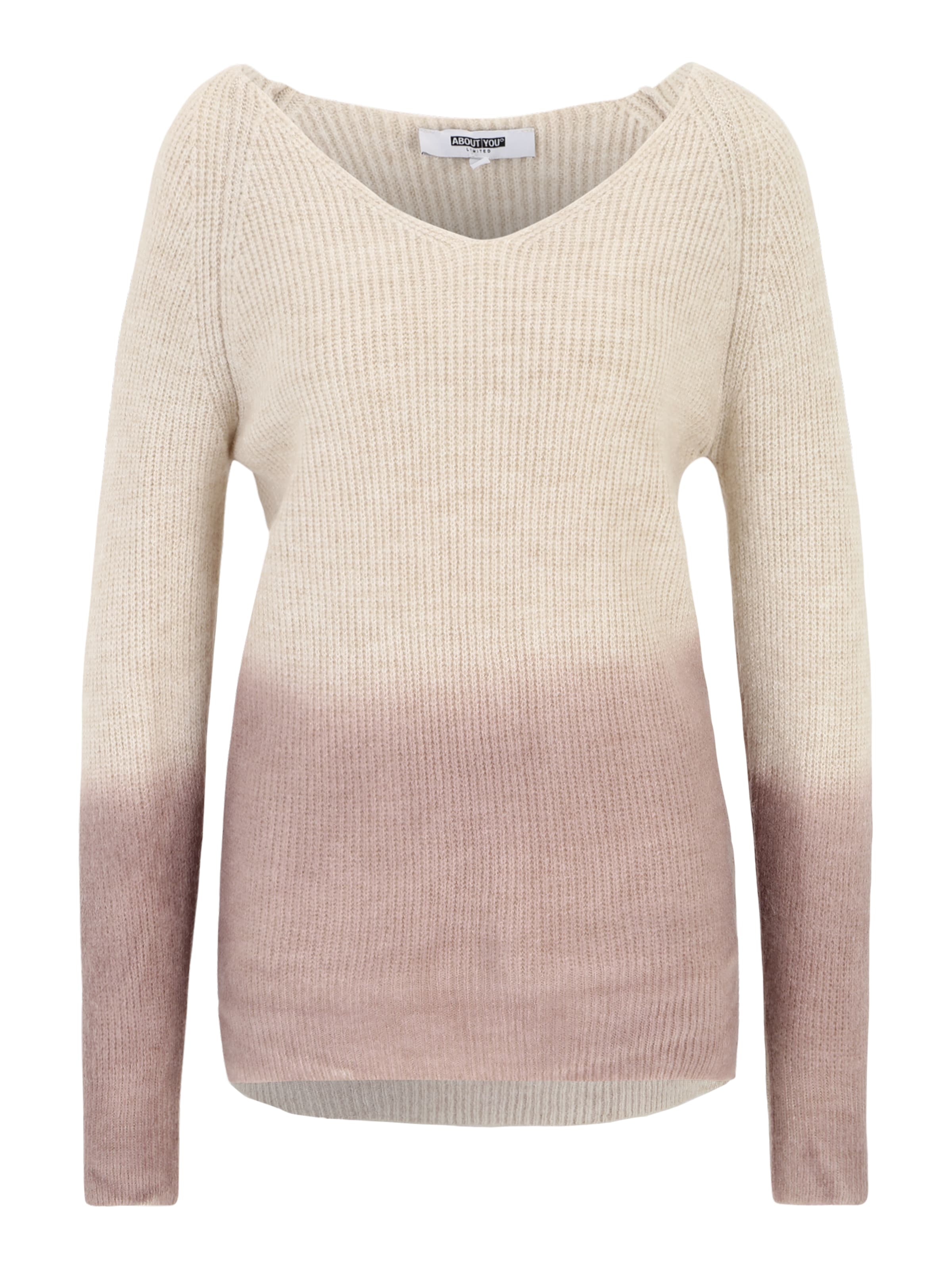 ABOUT YOU Limited Sweater in Beige: front