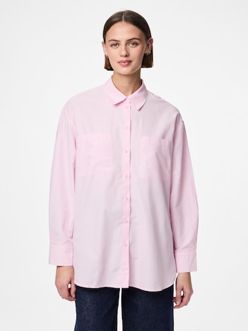 Chemisier 'MELIA ' PIECES en rose : devant