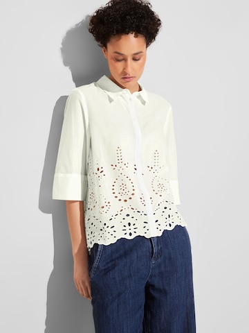 STREET ONE Blouse in Wit: voorkant