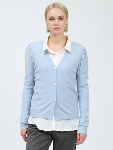 Influencer Knit cardigan in Blue: front