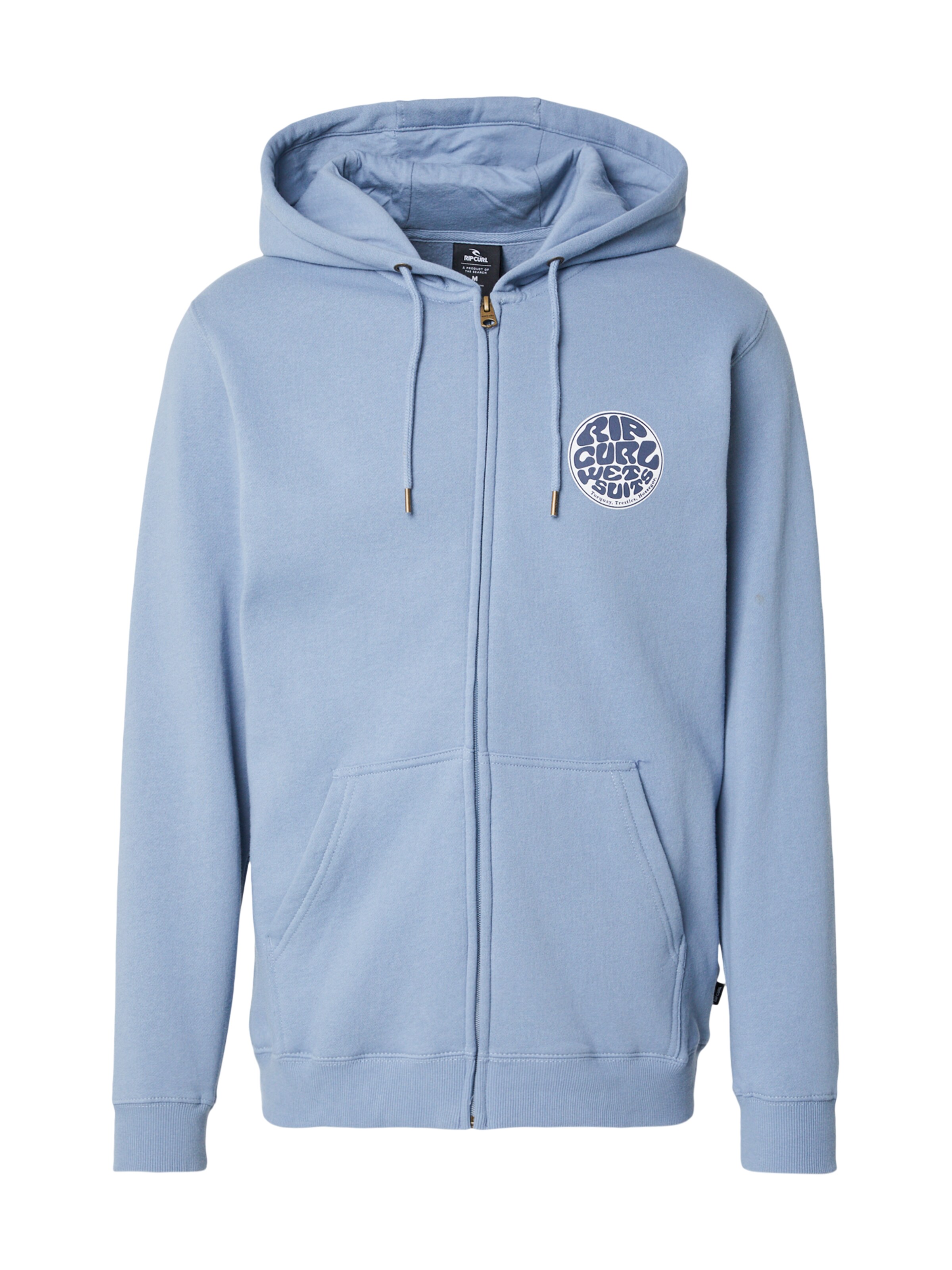 RIP CURL - Sudadera con cremallera deportiva 'WETTIE PASSAGE' en azul: frente