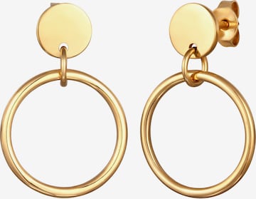 ELLI Earrings in Gold: front
