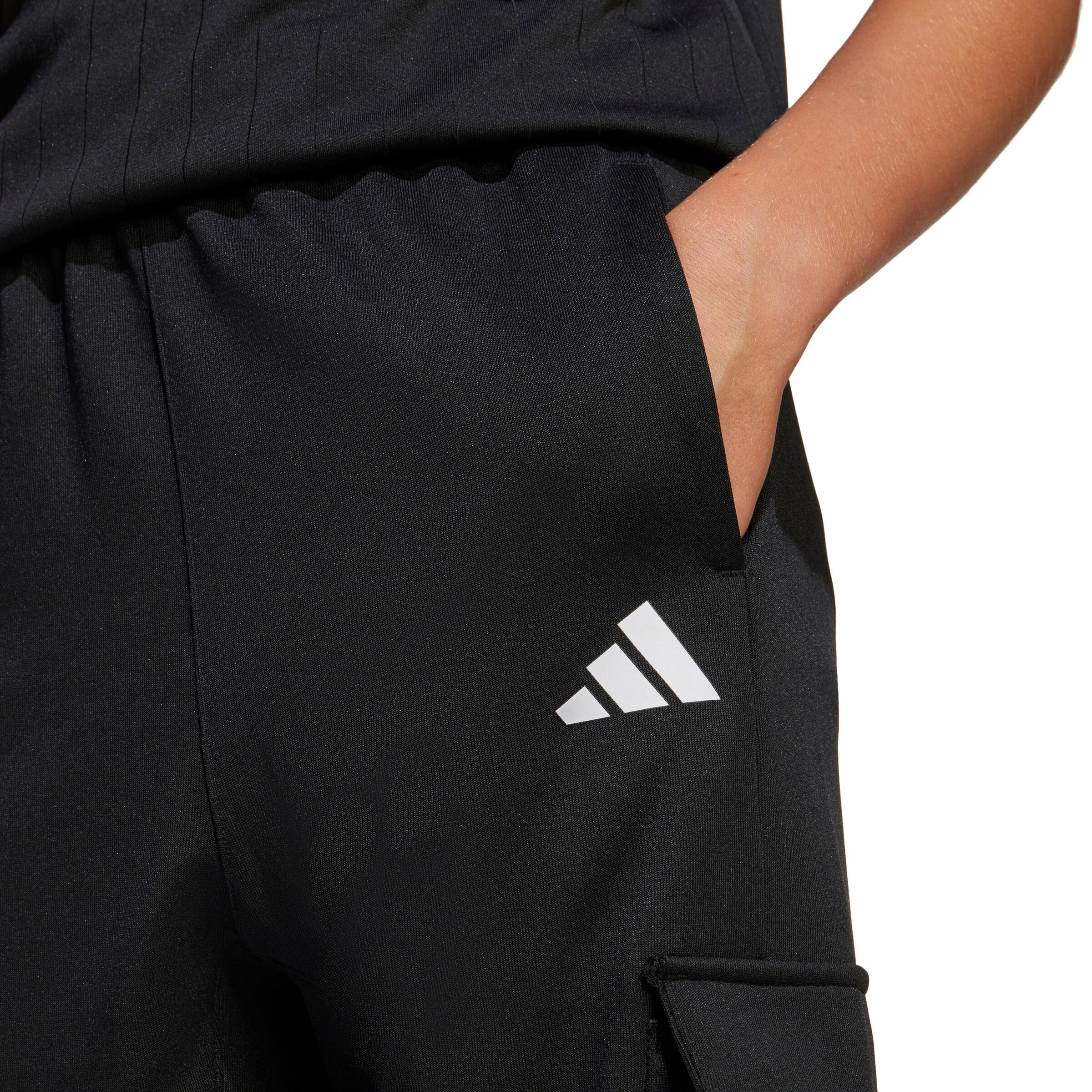 ADIDAS PERFORMANCE Regular Workout Pants 'Hot' in Black