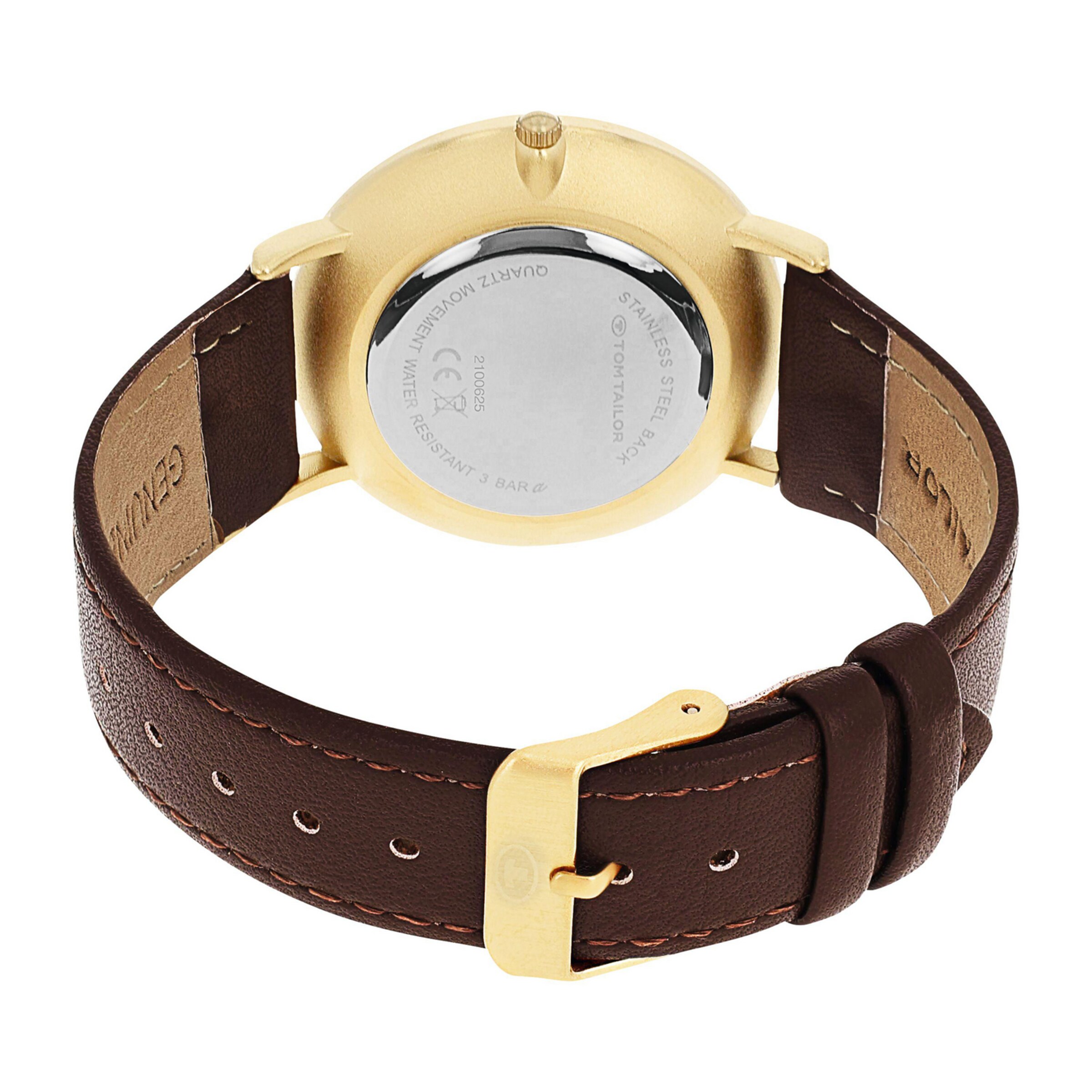 TOM TAILOR Uhr in Braun