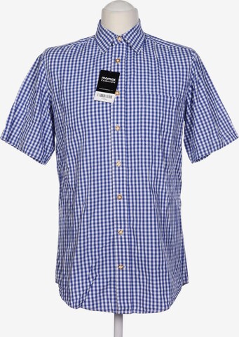 HAMMERSCHMID Button Up Shirt in M in Blue: front