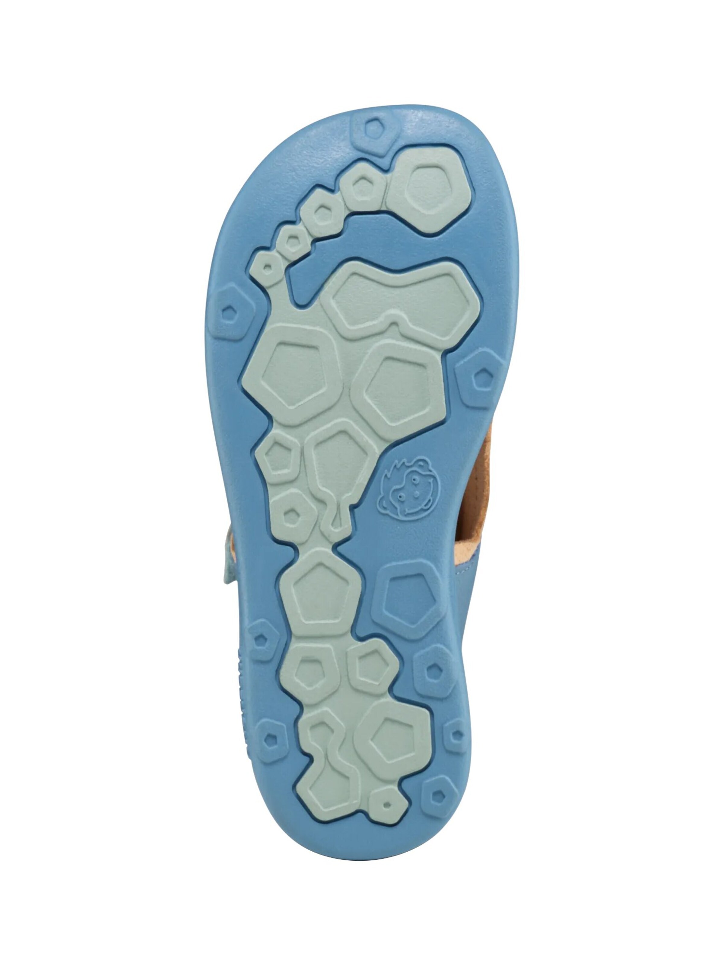 Affenzahn Sandals 'Sandale Leder Airy' in Blue